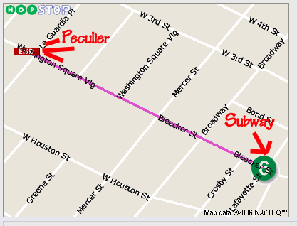 Map to The
            Peculier